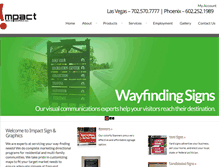 Tablet Screenshot of impactsignandgraphics.com